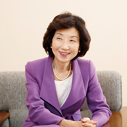 谷口純子・生長の家白鳩会総裁 撮影/堀 隆弘