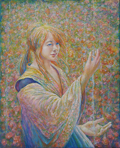 『虹の華』(2016年作。F15号)