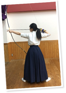 高校では弓道部で活躍(写真提供:木村さん)