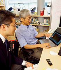 龍谷大学の大島さんの研究室で