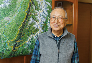 理事長の山本良三さん。NPO法人「静岡山の文化交流センター」│静岡市葵区 取材・写真/永谷正樹