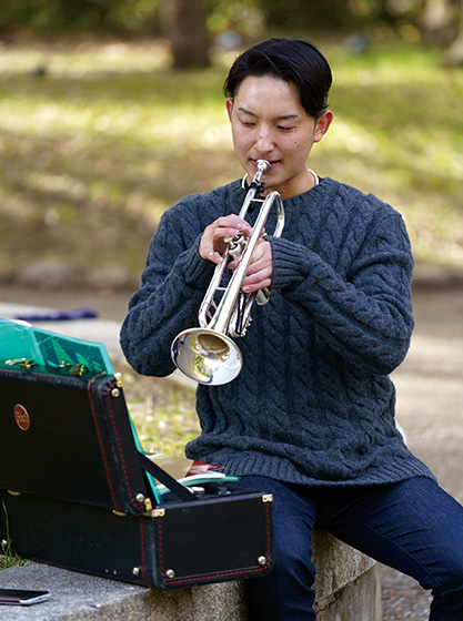 橋本進之介さん 大阪市阿倍野区・21歳 取材●長谷部 匡彦(本誌)写真●永谷正樹