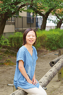 「自分の中にある愛を外に広げ、自然の恩恵に感謝し、与え返すライフスタイルを実践していきたいです」