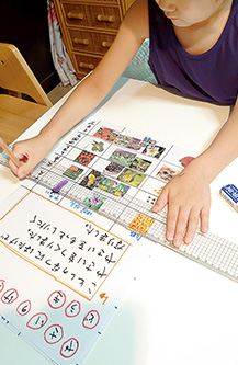 1年生の次女が作成した夏休みの自由研究作品。野菜を育てながら、地球を考えるものになった